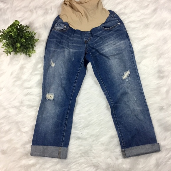 get used by lexi Denim - Get Used by Lexi Maternity Cropped Denim Capris